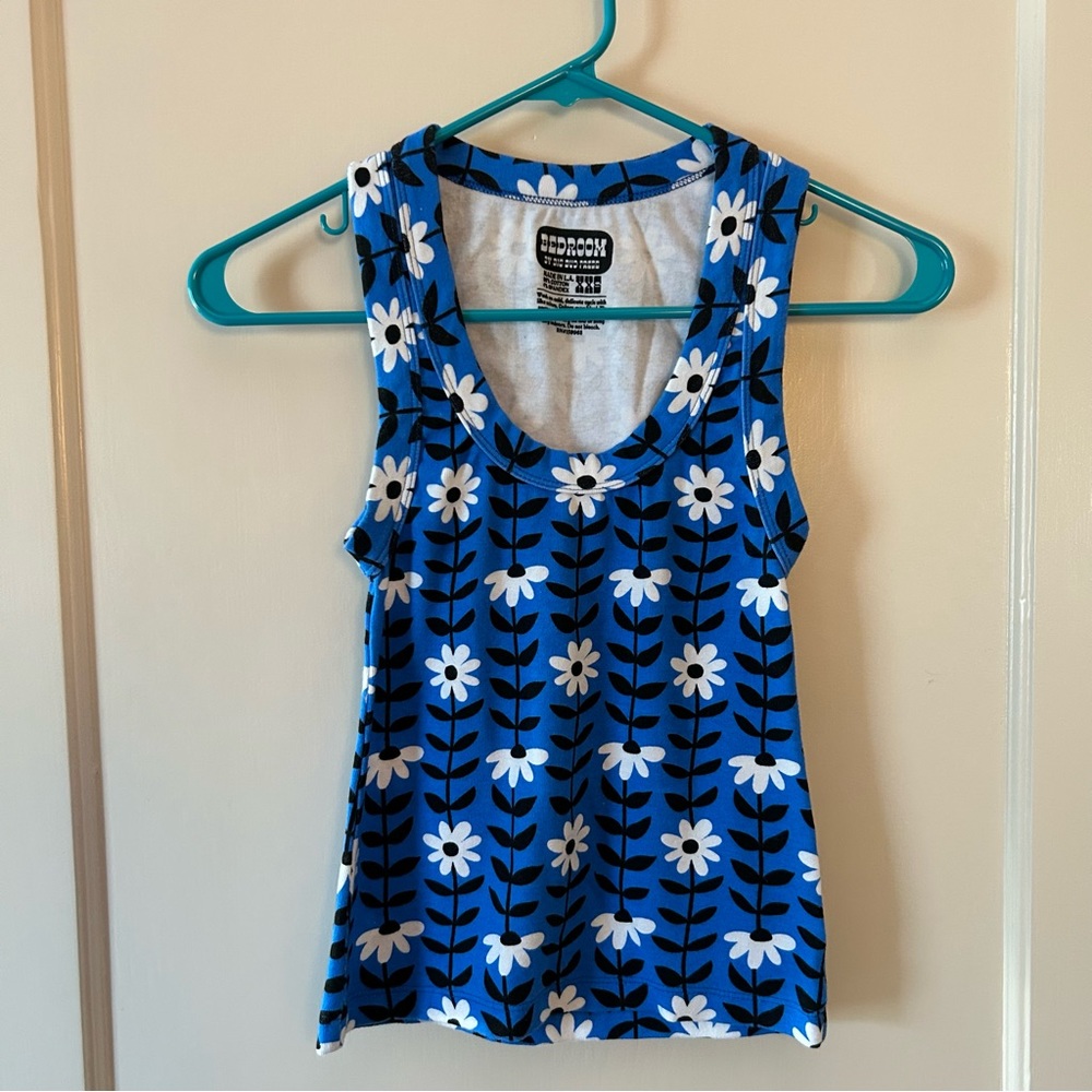 Big Bud Press Blue Daisy Tanktop.